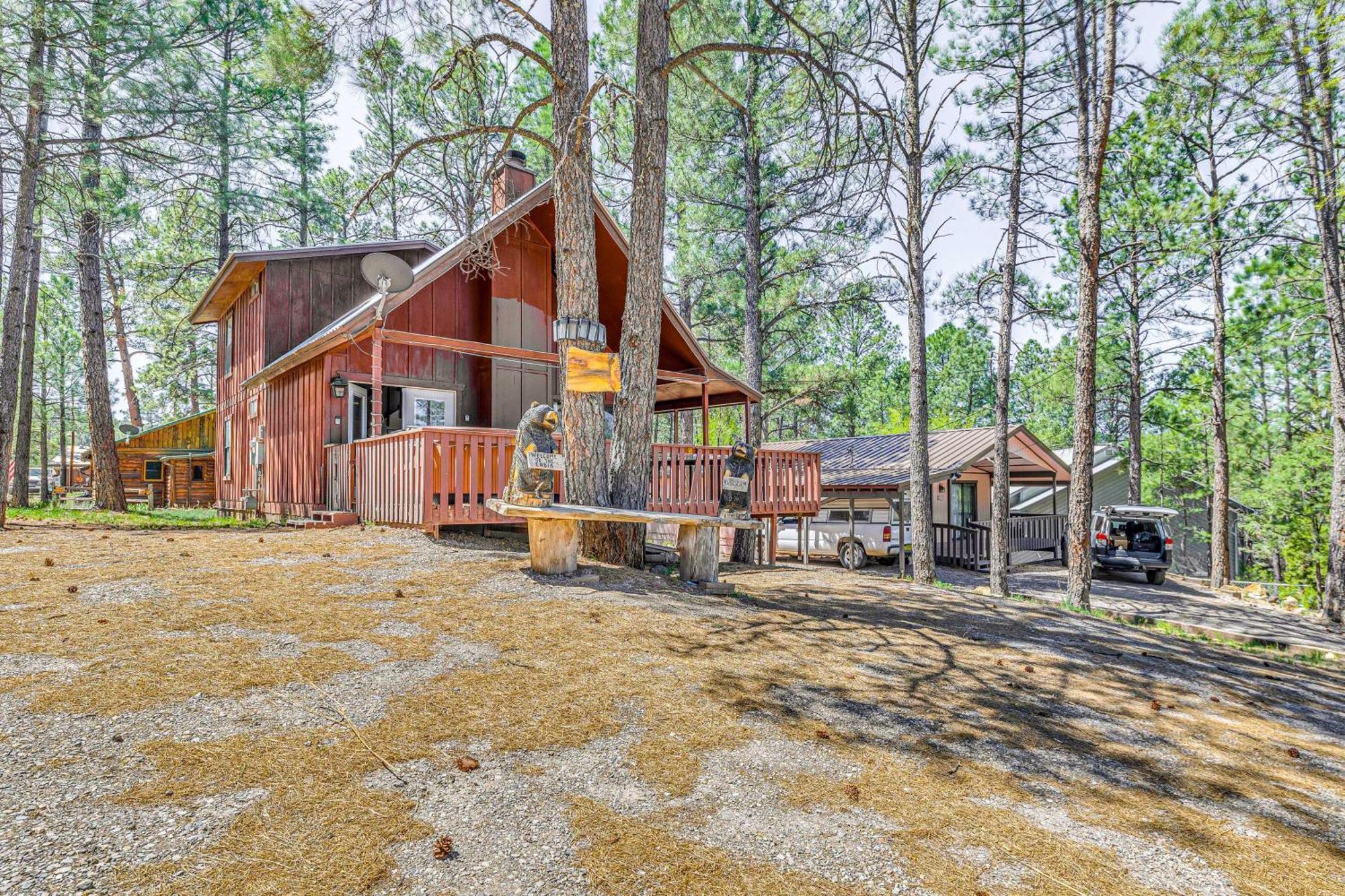 Ruidoso Family Cabin, Short Walk To Downtown! Bagian luar foto